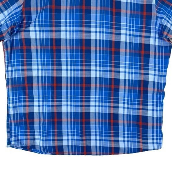 Mountain Hardwear Button Down Shirt Mens Large Minorca Short Sleeve Linen Blend - Picture 9 of 13